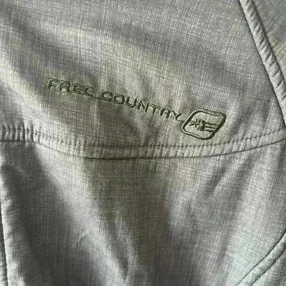 Free Country women’s jacket, size small, fleece lined zip up hooded jacket - Picture 6 of 8